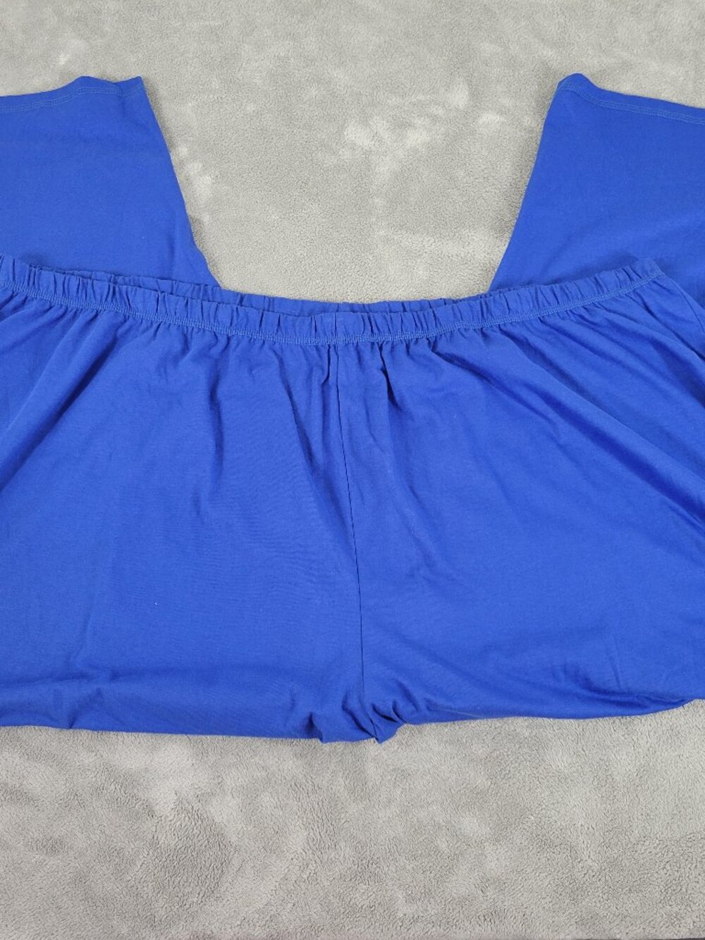 Dreams Co Pajama Lounge Pants 5X Plus Solid Blue 100% Cotton C14E